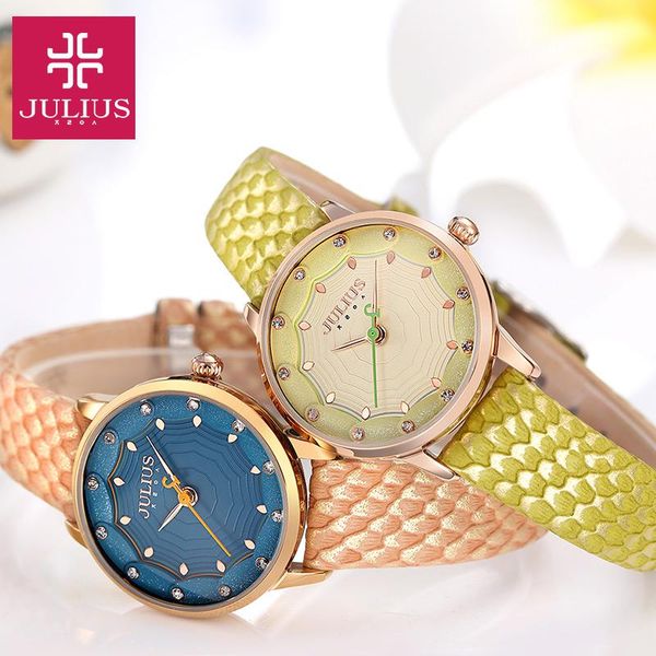 wristwatches julius women's watch japan quartz hours fashion dress bracelet real leather multicolor simple lady girl's birthday gi, Slivery;brown
wristwatches julius women's watch japan quartz hours fashion dress bracelet real leather multicolor simple lady girl's birthday gi, Slivery;brown