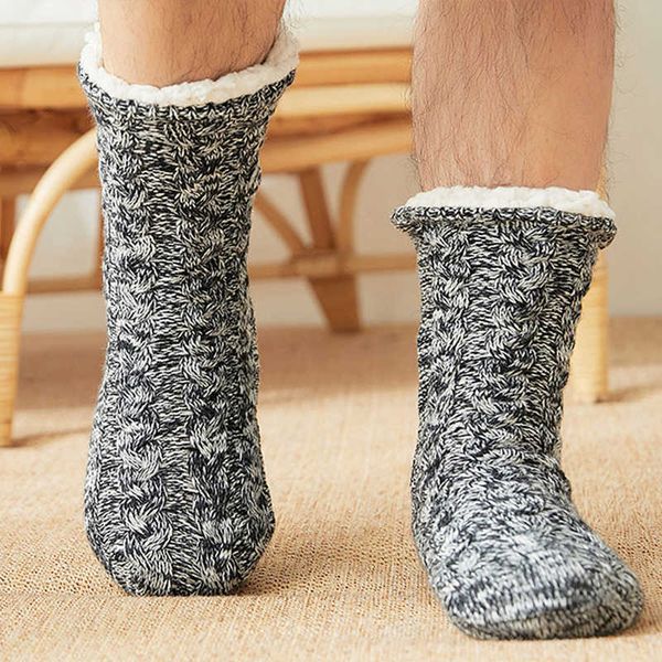 slippers men's indoor sock with fur warm plush bedroom shoes comfy non-slip home for men soft big size 45 room slippers wwcy, Black
slippers men's indoor sock with fur warm plush bedroom shoes comfy non-slip home for men soft big size 45 room slippers wwcy, Black