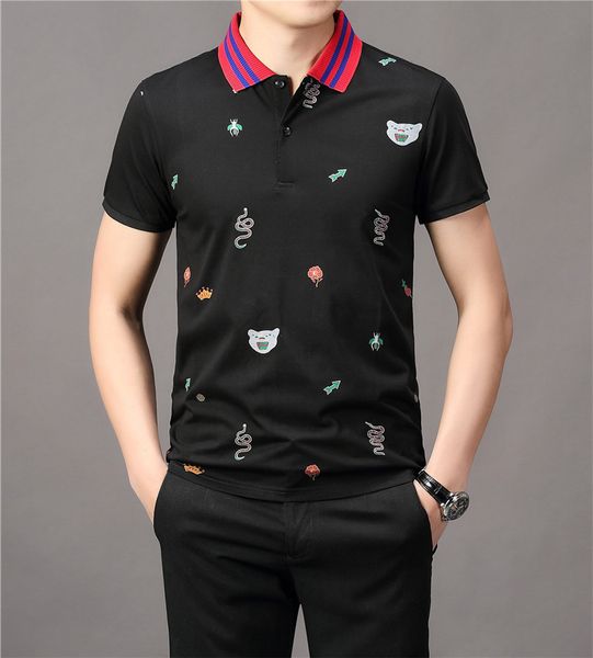 fashion snake bee mens designers polo #g011 europe off summer classic lapel tees essentials luxurys white t shirt men casual clothing with, White;black
fashion snake bee mens designers polo #g011 europe off summer classic lapel tees essentials luxurys white t shirt men casual clothing with, White;black