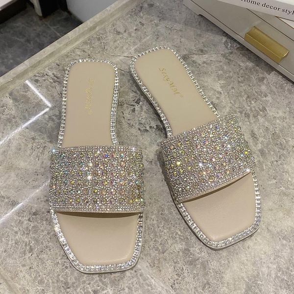 summer ins casual women glitter crystal flat slippers lady yellow black low heels beach slides bling rhinestone mules shoes
summer ins casual women glitter crystal flat slippers lady yellow black low heels beach slides bling rhinestone mules shoes