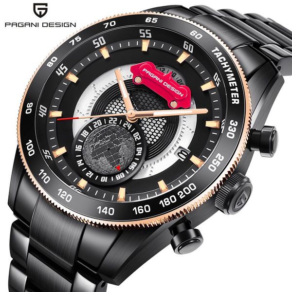 wristwatches pagani design brand men luxury military quartz wrist watch fashion black waterproof stainless steel watches relogio masculino, Slivery;brown
wristwatches pagani design brand men luxury military quartz wrist watch fashion black waterproof stainless steel watches relogio masculino, Slivery;brown