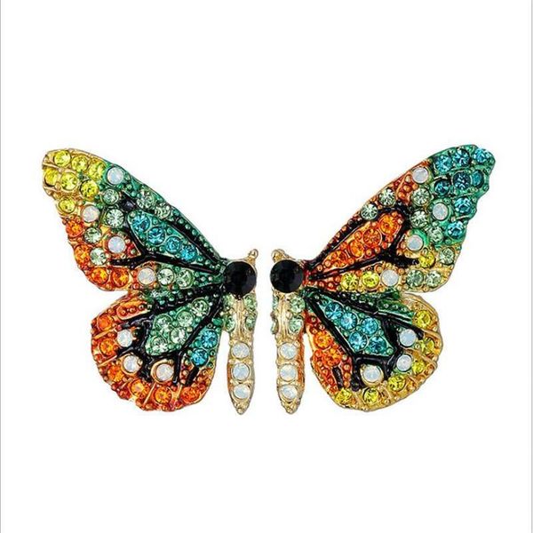 luxury fashion butterfly stud earrings crystal s925 silver needle for women romantic lady jewelry, Golden;silver
luxury fashion butterfly stud earrings crystal s925 silver needle for women romantic lady jewelry, Golden;silver