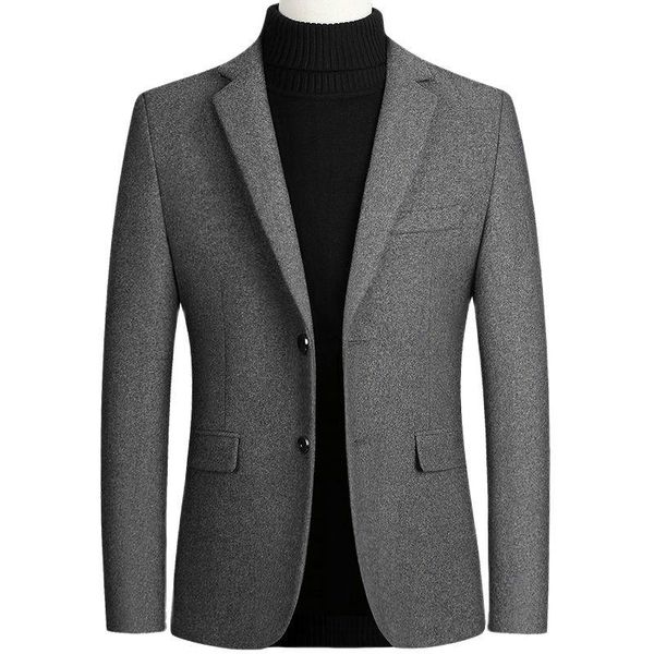 men's suits & blazers wool suit coat blends casual men male solid business mens coats and jackets, White;black
men's suits & blazers wool suit coat blends casual men male solid business mens coats and jackets, White;black