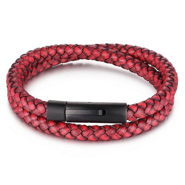 charm bracelets wholesale 6mm genuine leather men fashion black color stainless steel push button bangles for women trendy jewelry, Golden;silver
charm bracelets wholesale 6mm genuine leather men fashion black color stainless steel push button bangles for women trendy jewelry, Golden;silver