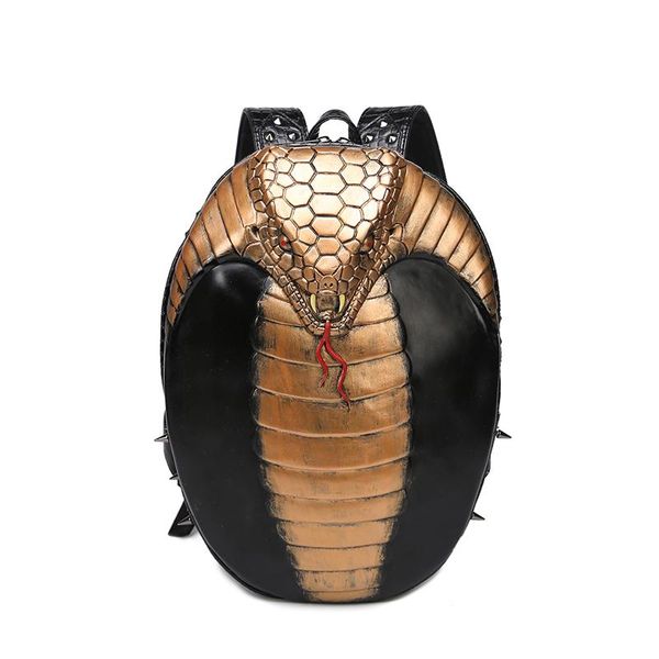 backpack 3d embossed shaped snake cobra bags for men rivet women bag whimsical cool school teenagers laptravel
backpack 3d embossed shaped snake cobra bags for men rivet women bag whimsical cool school teenagers laptravel