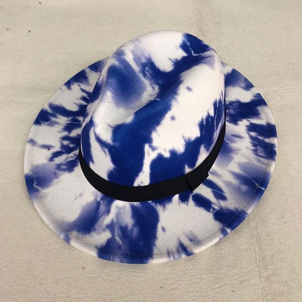 wide brim hats brand zjbechahmu winter autumn imitation woolen women men ladies fedoras jazz hat european american round caps bowler, Blue;gray
wide brim hats brand zjbechahmu winter autumn imitation woolen women men ladies fedoras jazz hat european american round caps bowler, Blue;gray