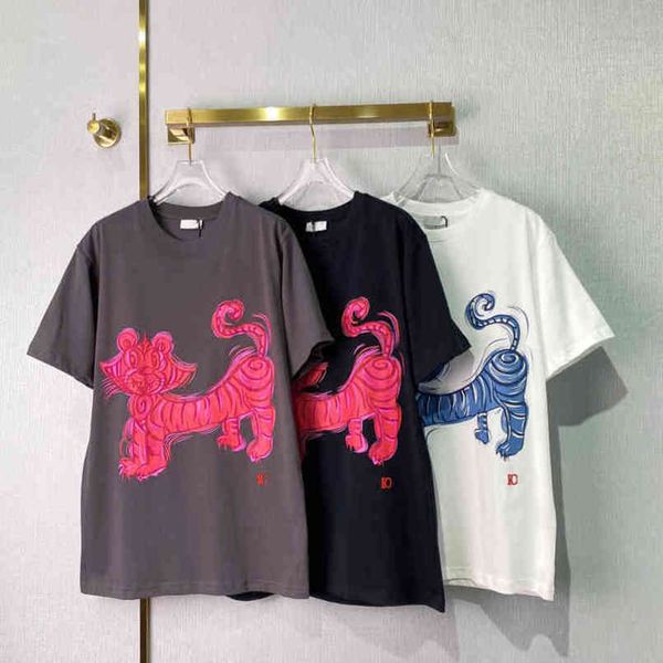 women simple t-shirts dress tiger cartoon solid color 5a summer cotton designer t shirt short sleeve female tees tshirt womens clothing logo, White
women simple t-shirts dress tiger cartoon solid color 5a summer cotton designer t shirt short sleeve female tees tshirt womens clothing logo, White