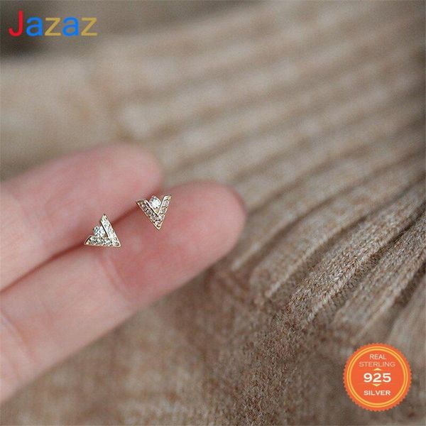 stud jazaz 925 sterling silver japanese v-shaped pavé crystal earrings women light luxury wedding 14k gold platin gift d001466, Golden;silver
stud jazaz 925 sterling silver japanese v-shaped pavé crystal earrings women light luxury wedding 14k gold platin gift d001466, Golden;silver
