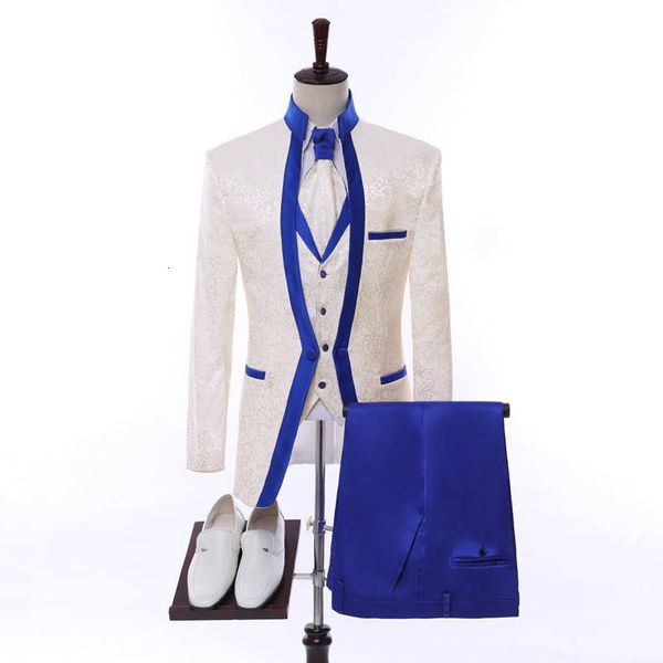men's suits & blazers the est italian ivory wedding coat pierced joint vest 3-body west from men in men's custom groom's tuxe, White;black
men's suits & blazers the est italian ivory wedding coat pierced joint vest 3-body west from men in men's custom groom's tuxe, White;black