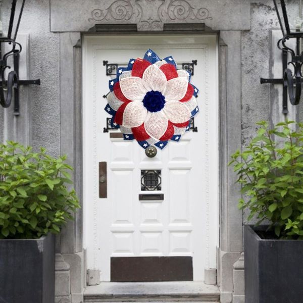 decorative flowers & wreaths 2021 independence day wreath burlap flag daisy pendant door knocker round home decoration hanging accessories
decorative flowers & wreaths 2021 independence day wreath burlap flag daisy pendant door knocker round home decoration hanging accessories