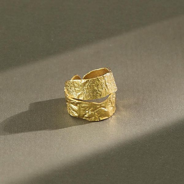 cluster rings real 925 sterling silver wide for women fine jewelry, punk double layered irregualr surface ring woman, Golden;silver
cluster rings real 925 sterling silver wide for women fine jewelry, punk double layered irregualr surface ring woman, Golden;silver