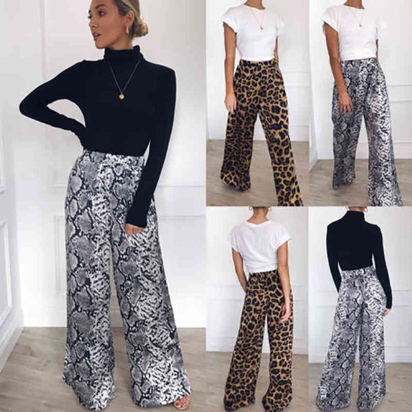 women's pants & capris fashion casual wide leg long bohemian loose leopard snake print high waist trousers 7u59, Black;white
women's pants & capris fashion casual wide leg long bohemian loose leopard snake print high waist trousers 7u59, Black;white