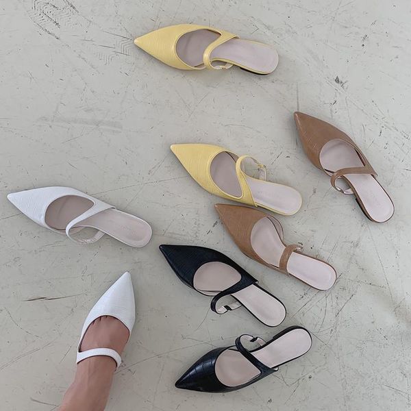 slippers crocodile fashion women pointed toe hollow design slip on flats slides casual flip flops shoes, Black
slippers crocodile fashion women pointed toe hollow design slip on flats slides casual flip flops shoes, Black