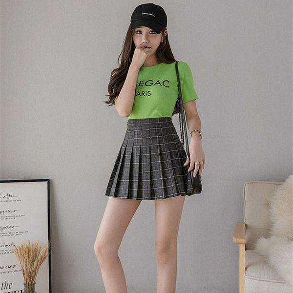 skirts women short pleated plaid skirt korean slim fit high waist preppy style girls fashion mini a-line cute clothes 8q48, Black
skirts women short pleated plaid skirt korean slim fit high waist preppy style girls fashion mini a-line cute clothes 8q48, Black