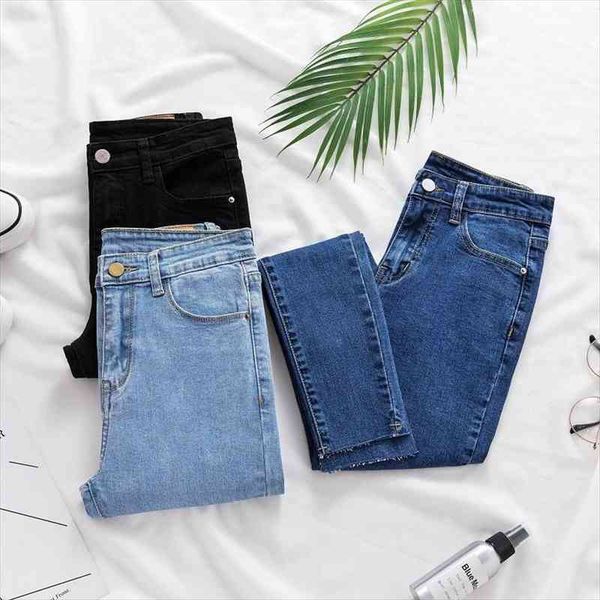 fashion jeans women pencil pants jeans high waist high slim elastic stretch female black lady washed denim skinny trousers, Blue
fashion jeans women pencil pants jeans high waist high slim elastic stretch female black lady washed denim skinny trousers, Blue