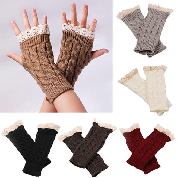five fingers gloves winter warm fashion semi-long knitted lace fingerless soft mitten female thick, Blue;gray
five fingers gloves winter warm fashion semi-long knitted lace fingerless soft mitten female thick, Blue;gray