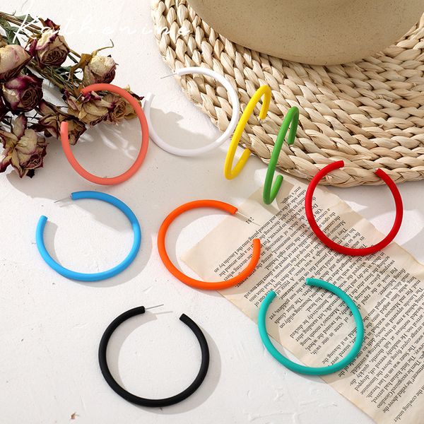 katherine semicircle candy color c-shaped earrings fashion, simple and versatile, Golden
katherine semicircle candy color c-shaped earrings fashion, simple and versatile, Golden