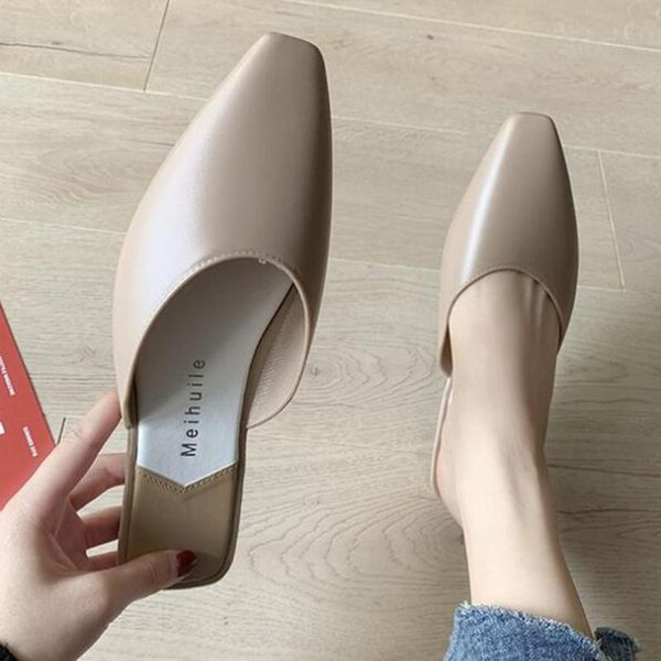 slippers flat shoes 2021 fashion mules women pu leather pointed toe slip on flip flops summer sandals womens ll437, Black
slippers flat shoes 2021 fashion mules women pu leather pointed toe slip on flip flops summer sandals womens ll437, Black