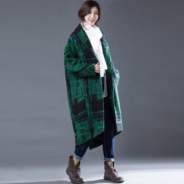 women's wool & blends 2021 hand-drawn original easing super long coat qiu dong female leisure, Black
women's wool & blends 2021 hand-drawn original easing super long coat qiu dong female leisure, Black