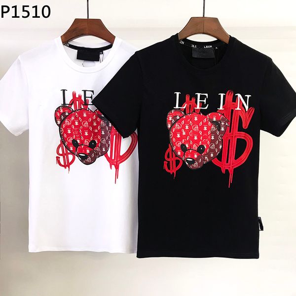 2023 phillip plain t-shirt style european and american fashion personality big-name printed cotton youth casual short sleeves, White;black
2023 phillip plain t-shirt style european and american fashion personality big-name printed cotton youth casual short sleeves, White;black