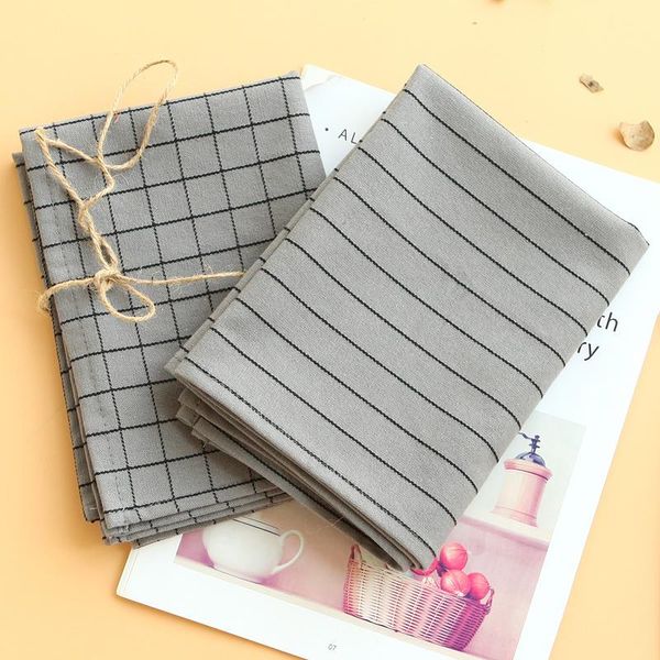 table napkin cotton series home kitchen placemat gourmet background cloth grey classic 40 * 60cm 100 % restaurant