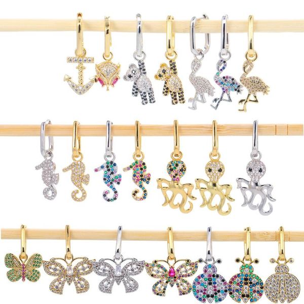 stud trendy women diy square circle earring mix color zircon animal handmade single paper clip butterfly bear 1 piece, Golden;silver
stud trendy women diy square circle earring mix color zircon animal handmade single paper clip butterfly bear 1 piece, Golden;silver