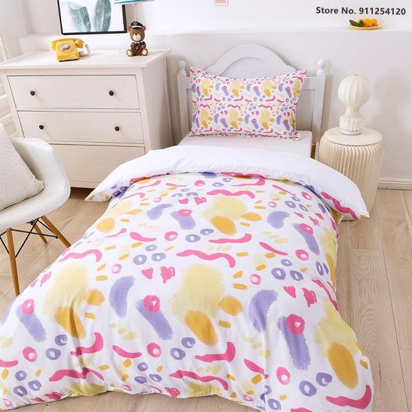 bedding sets lines strokes colorful single double king size bed cover set bedroom decor
bedding sets lines strokes colorful single double king size bed cover set bedroom decor