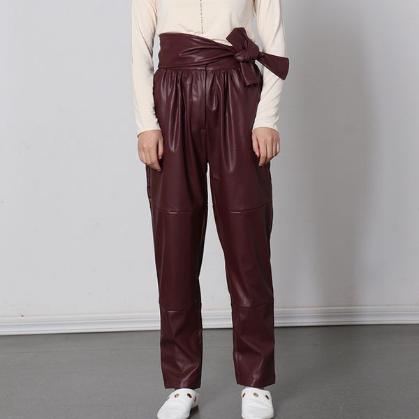 women's pants & capris casual pu weight loss pants, fashion design, bow at the waist, spring 2021, Black;white
women's pants & capris casual pu weight loss pants, fashion design, bow at the waist, spring 2021, Black;white