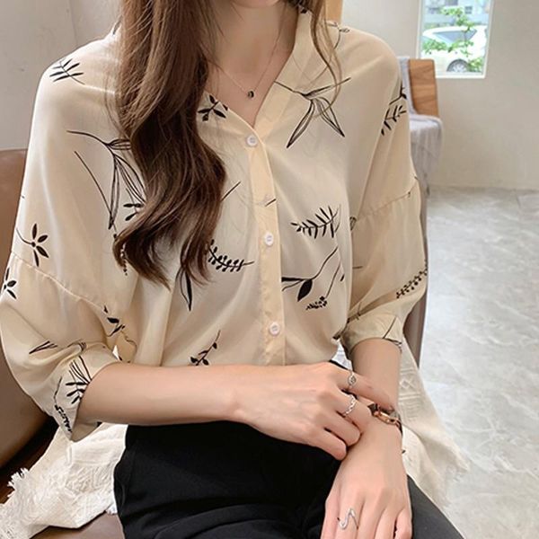 women half sleeve print blouse fashion loose shirt chiffon v-neck -xxl women's blouses & shirts, White
women half sleeve print blouse fashion loose shirt chiffon v-neck -xxl women's blouses & shirts, White