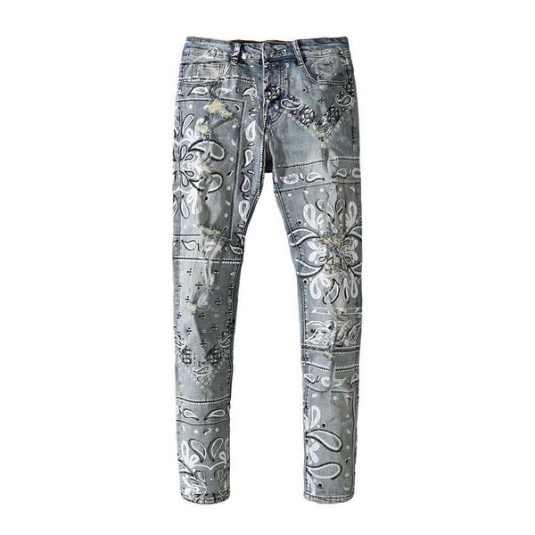 men's jeans 2021 high street luxury graphic pants men streetwear washed patchwork denim trousers hip hop, Blue
men's jeans 2021 high street luxury graphic pants men streetwear washed patchwork denim trousers hip hop, Blue