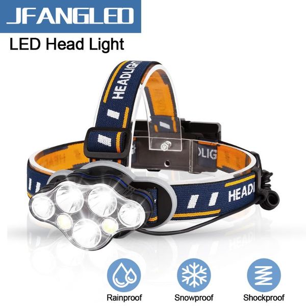 high power rechargeable led head lamp waterproof t6 frontale 7*led bulbs headlight outdoor camping light headlamps
high power rechargeable led head lamp waterproof t6 frontale 7*led bulbs headlight outdoor camping light headlamps