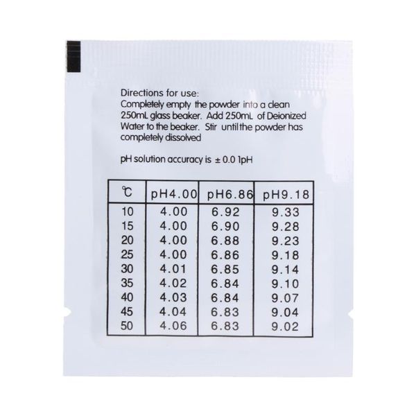 meters 20 pcs ph buffer solution powder for test meter measure calibration 4.01 6.86 drop
meters 20 pcs ph buffer solution powder for test meter measure calibration 4.01 6.86 drop