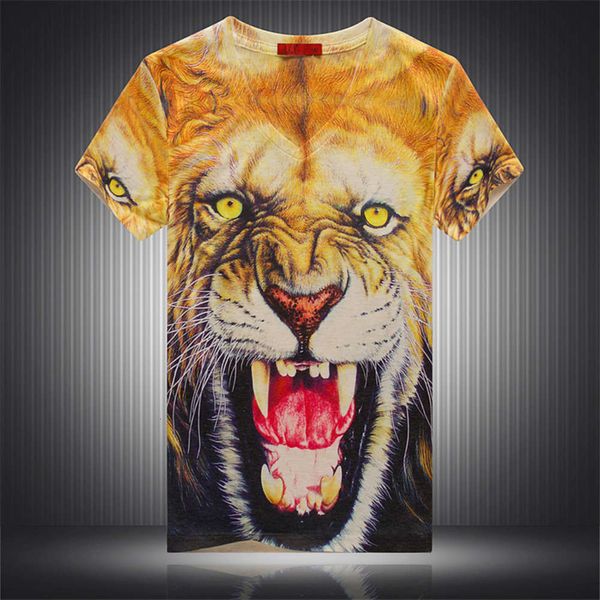 summer men's v-neck short sleeve t-shirt 3d animal tiger funny cotton digital printing half shirt, White;black
summer men's v-neck short sleeve t-shirt 3d animal tiger funny cotton digital printing half shirt, White;black