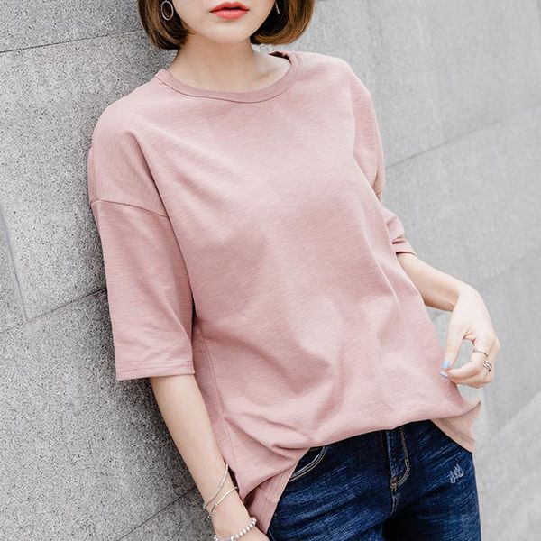 casual solid cotton women t-shirts 2021 summer o-neck half sleeved all match female pulls tees women's t-shirt, White
casual solid cotton women t-shirts 2021 summer o-neck half sleeved all match female pulls tees women's t-shirt, White