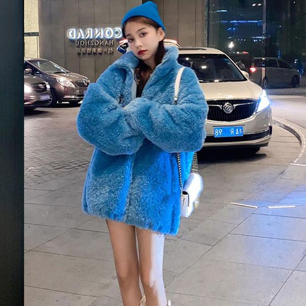 women's fur & faux female coat winter women's coats 2021 jacket natural mink for women, Black
women's fur & faux female coat winter women's coats 2021 jacket natural mink for women, Black