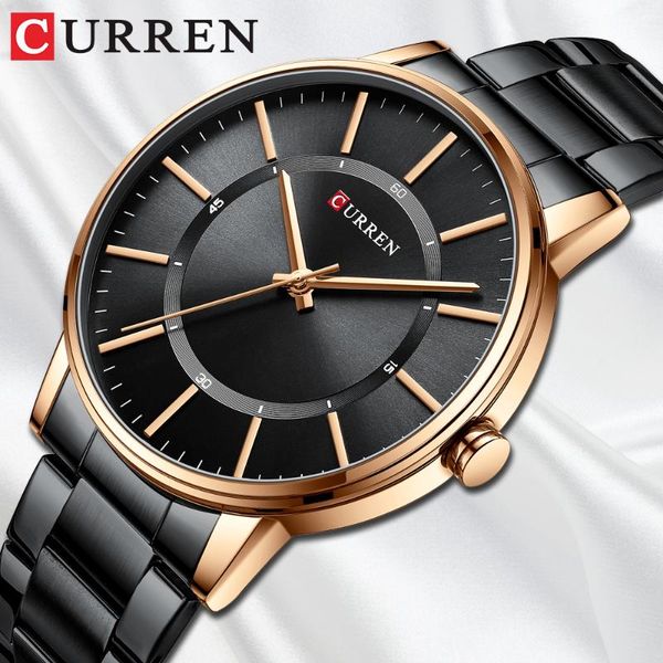 wristwatches curren classic business simple big dial quartz watches for men stainless steel band clock male, Slivery;brown
wristwatches curren classic business simple big dial quartz watches for men stainless steel band clock male, Slivery;brown
