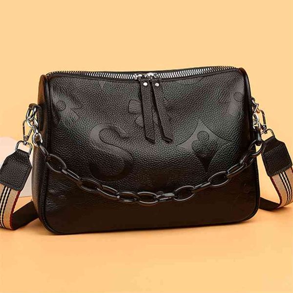 100% genuine leather women handbag women's bag chain female shoulder bags luxury brand cowhide ladies messenger bag 210902
100% genuine leather women handbag women's bag chain female shoulder bags luxury brand cowhide ladies messenger bag 210902