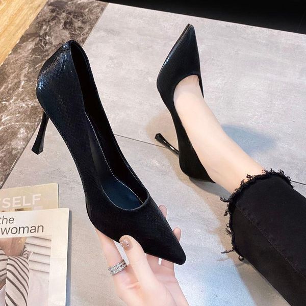 dress shoes women heels high women's heel 2021 fashion chaussure femme zapatos mujer, Black
dress shoes women heels high women's heel 2021 fashion chaussure femme zapatos mujer, Black