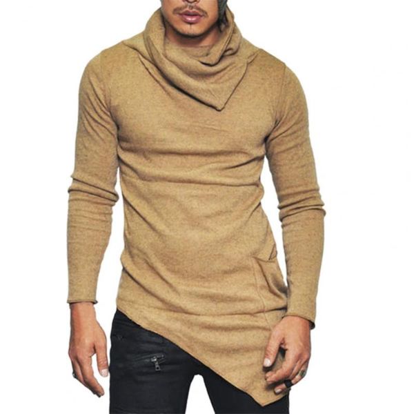 men's hoodies & sweatshirts plus size shirt solid color pile-up collar casual pullover long sleeve irregular spring for male autumn win, Black
men's hoodies & sweatshirts plus size shirt solid color pile-up collar casual pullover long sleeve irregular spring for male autumn win, Black