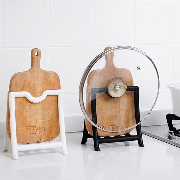 multi-function kitchen pot cover storage holder clip type lid rack cooking dish racks pan stand book shelf & organization
multi-function kitchen pot cover storage holder clip type lid rack cooking dish racks pan stand book shelf & organization