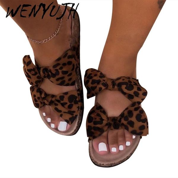 bow leopard women slipper summer open toe platform slide ladies fashion hollow light slip on sandals shoes, Black
bow leopard women slipper summer open toe platform slide ladies fashion hollow light slip on sandals shoes, Black