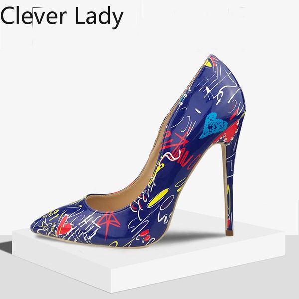 clever lady brown bottom pumps 12cm high heels womens shoes single pointed shallow casual graffiti sheos plus size 42 dress, Black
clever lady brown bottom pumps 12cm high heels womens shoes single pointed shallow casual graffiti sheos plus size 42 dress, Black
