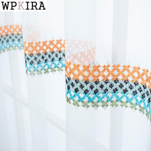 luxury colorful geometric curtain for living room sheer embroidery stitching drape window bedroom blackout fabric s370#d & drapes
luxury colorful geometric curtain for living room sheer embroidery stitching drape window bedroom blackout fabric s370#d & drapes