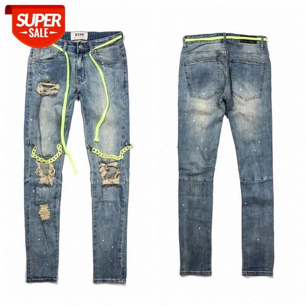 hip-hop kanye with the hole, wash water and make old destroy self-cultivation elastic feet men women denim drawstring trousers #fr5n, Blue
hip-hop kanye with the hole, wash water and make old destroy self-cultivation elastic feet men women denim drawstring trousers #fr5n, Blue