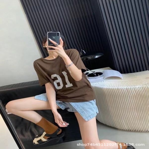c1 women's t-shirt family 2021 summer street digital alphabet printed short sve baseball, White
c1 women's t-shirt family 2021 summer street digital alphabet printed short sve baseball, White