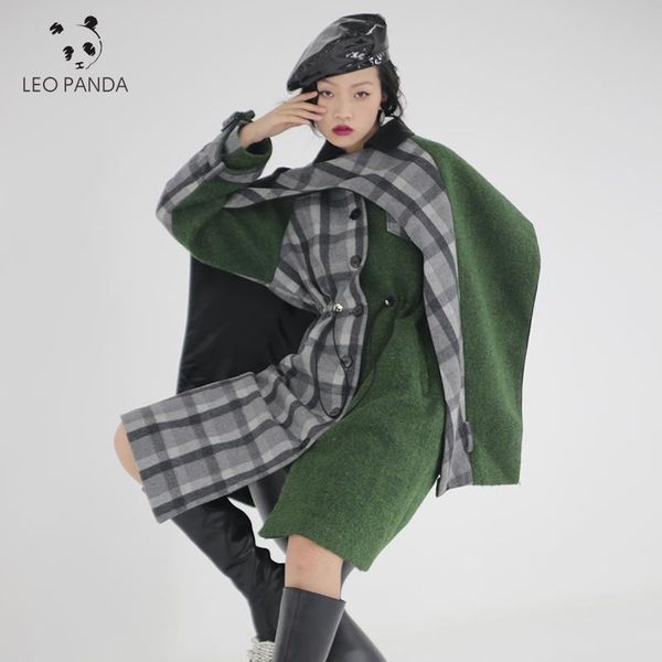 women's wool & blends loose women autumn winter poncho plaid capes wind fork woolen bat sleeve lapel pullover vintage coat fashion cloa, Black
women's wool & blends loose women autumn winter poncho plaid capes wind fork woolen bat sleeve lapel pullover vintage coat fashion cloa, Black