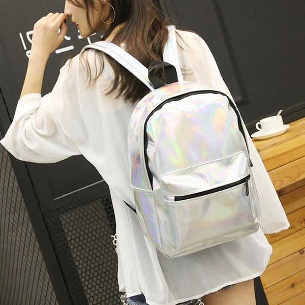 backpack hologram laser for school student women's silver color holographic bag backpacks women
backpack hologram laser for school student women's silver color holographic bag backpacks women