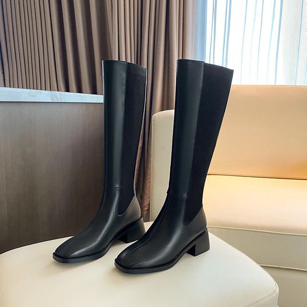 boots qzyerai arrival winter women knee high genuine leather shoes classic fashion woman riding, Black
boots qzyerai arrival winter women knee high genuine leather shoes classic fashion woman riding, Black