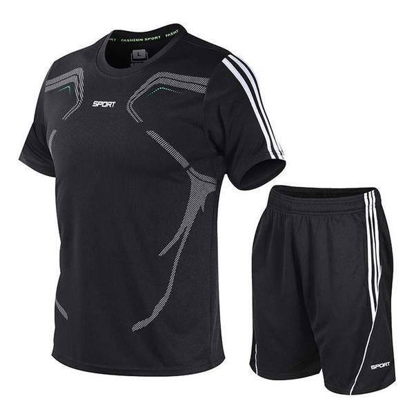 men's sets summer sportswear t-shirts and shorts track suit big size to 5xl reach for weight 105kg 210722, Gray
men's sets summer sportswear t-shirts and shorts track suit big size to 5xl reach for weight 105kg 210722, Gray