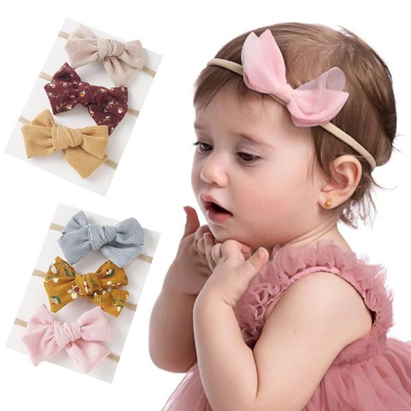 bowknot hairband baby elastic hair tie creative handmade three-piece seamless accessories, Slivery;white
bowknot hairband baby elastic hair tie creative handmade three-piece seamless accessories, Slivery;white